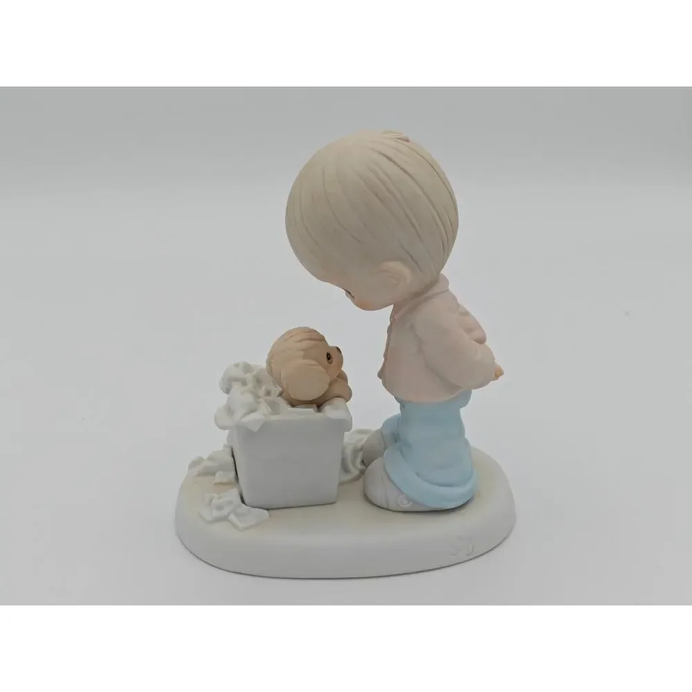 Precious Moments 1988 Members Only Figurine PM 882 Just Cant Chuck Friendship